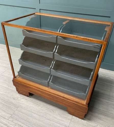Haberdashery Shop  Oak Display Cabinet Counter
