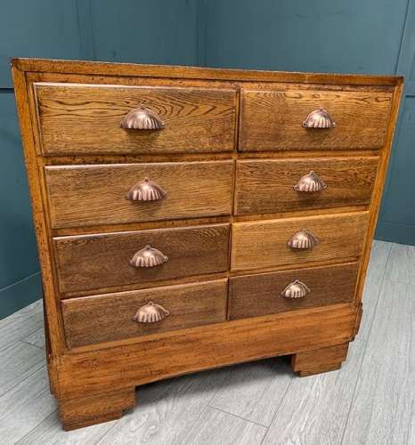 Haberdashery Shop Oak Display Cabinet Counter