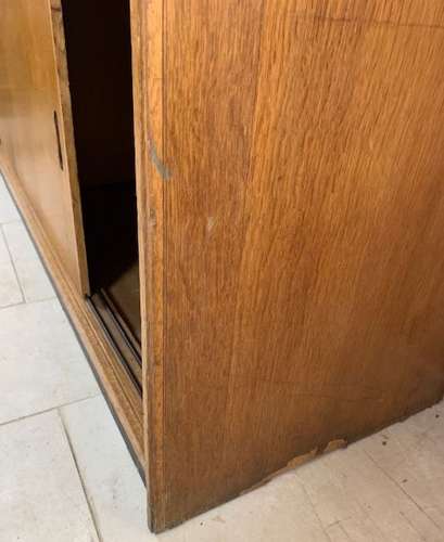 Oak Haberdashery Drawers Shop Display Cabinet
