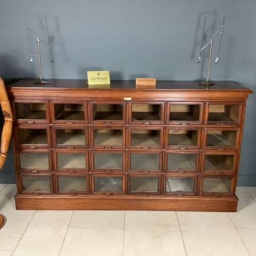 24 Drawer Mahogany Shop Haberdashery