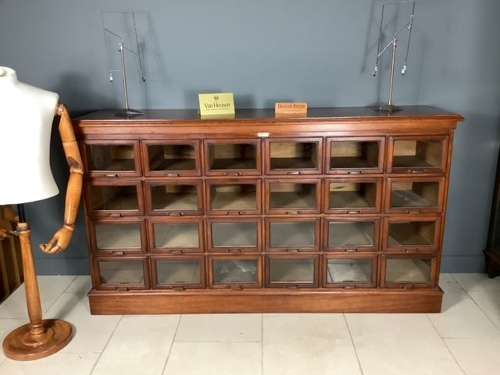24 Drawer Mahogany Shop Haberdashery