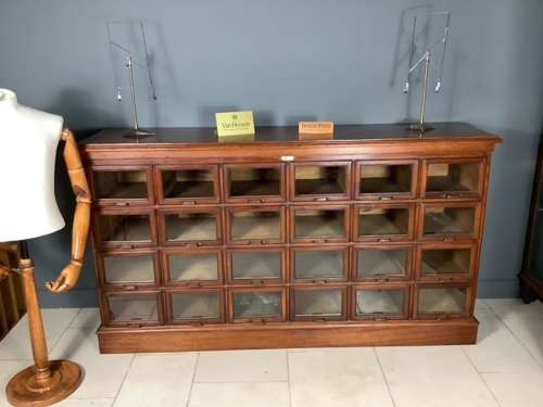 24 Drawer Mahogany Shop Haberdashery