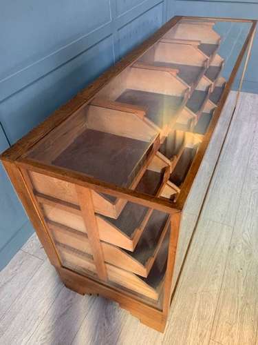 Antique 16 drawer Oak Haberdashery Drawer Counter