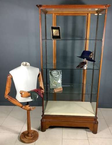 Victorian Mahogany Shop Display Cabinet