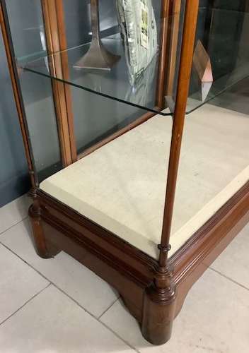 Victorian Mahogany Shop Display Cabinet