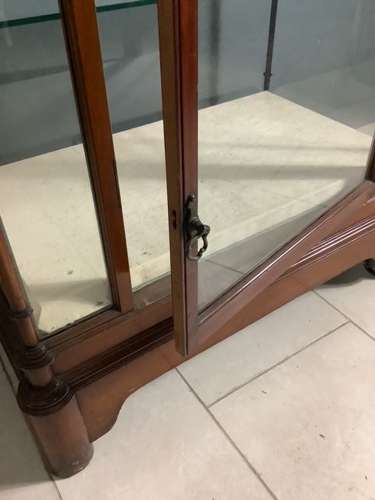 Victorian Mahogany Shop Display Cabinet