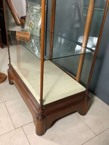 Victorian Mahogany Shop Display Cabinet