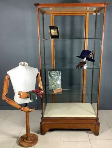 Victorian Mahogany Shop Display Cabinet