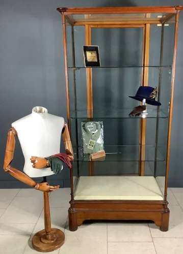 Victorian Mahogany Shop Display Cabinet