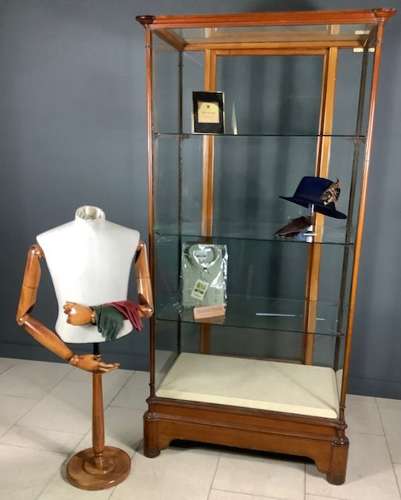 Victorian Mahogany Shop Display Cabinet