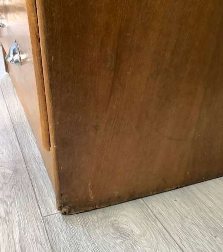 Antique Oak Shop Haberdashery Cabinet 20 Drawer