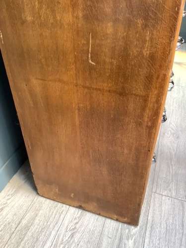 Antique Oak Shop Haberdashery Cabinet 20 Drawer