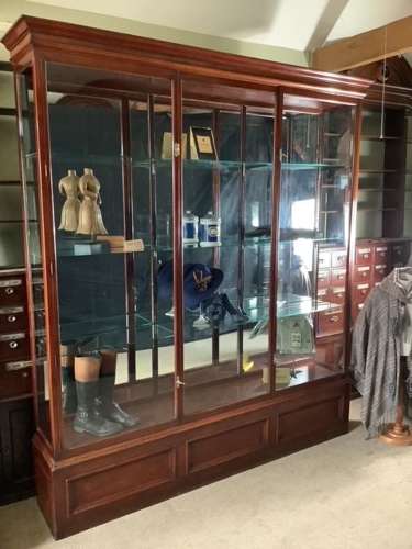 Mahogany Shop Display Cabinet