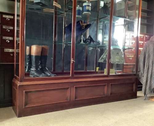 Mahogany Shop Display Cabinet