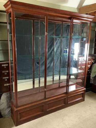Mahogany Shop Display Cabinet
