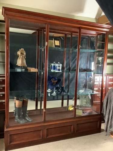 Mahogany Shop Display Cabinet