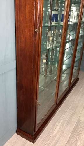 Mahogany Victorian Apothecary Chemist Display Cabinet