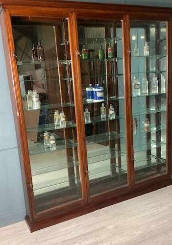 Mahogany Victorian Apothecary Chemist Display Cabinet
