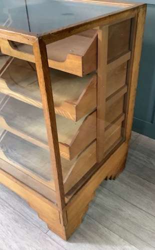 Shop Oak Haberdashery Display Counter Cabinet