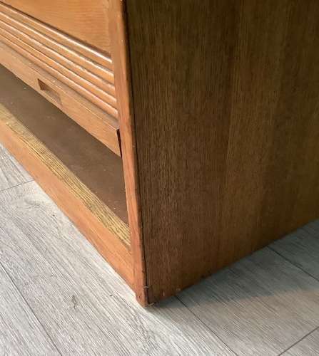 Oak Shop Haberdashery Drawer Cabinet with Tambour