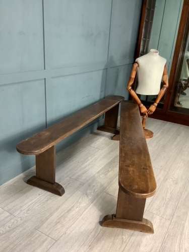 Pair Elm Kitchen Benches