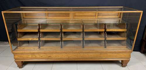 Oak Haberdashery Shop Display Cabinet Drawers