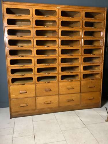 Haberdashery Shop Oak Cabinet Drawers