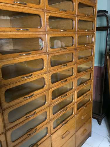 Haberdashery Shop Oak Cabinet Drawers