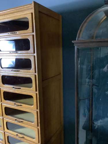Haberdashery Shop Oak Cabinet Drawers