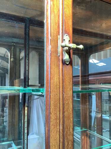 Victorian Mahogany Apothecary Shop Display Cabinet