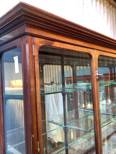 Victorian Mahogany Apothecary Shop Display Cabinet