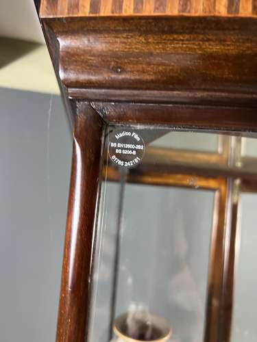 Victorian Mahogany Bow Fronted Shop Glass Display Cabinet