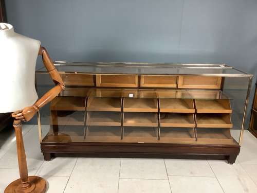15 Drawer Oak Shop Haberdashery Counter Cabinet