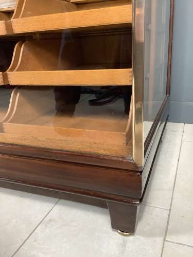 15 Drawer Oak Shop Haberdashery Counter Cabinet
