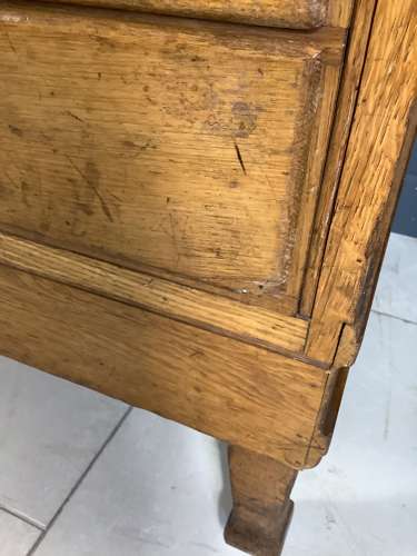 12 Drawer Oak Haberdashery Counter Display Cabinet