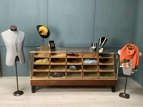 Mahogany & Brass Frame C1930's 20 Drawer Haberdashery Cabinet