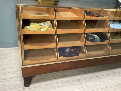 Mahogany & Brass Frame C1930's 20 Drawer Haberdashery Cabinet