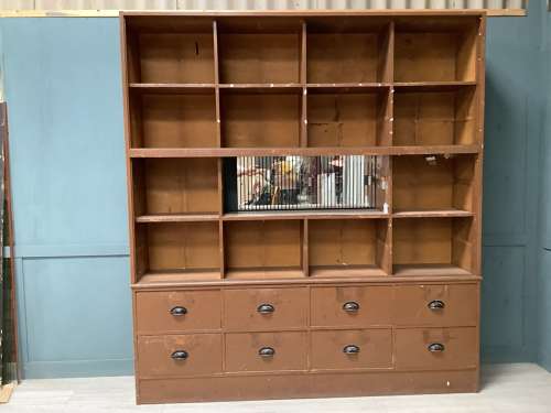 Haberdashery Drawers and Storage Display Unit.