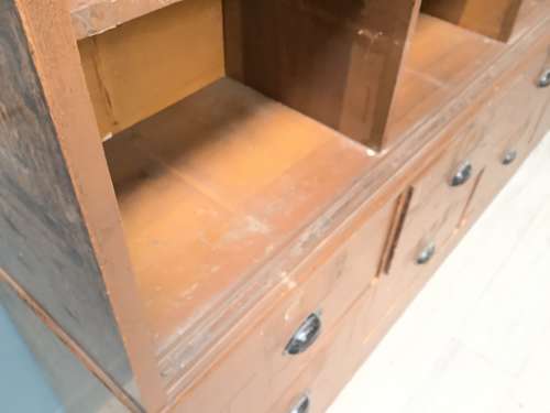 Haberdashery Drawers and Storage Display Unit.
