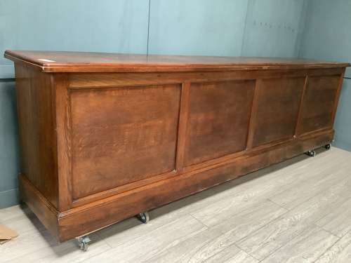 10 Drawer Solid Oak Haberdashery Counter