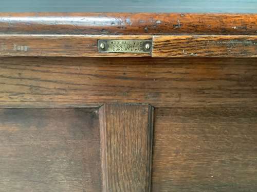 10 Drawer Solid Oak Haberdashery Counter