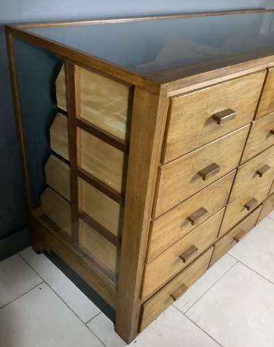 20 Drawer Oak Framed Shop Haberdashery Counter