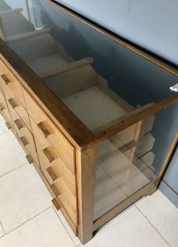 20 Drawer Oak Framed Shop Haberdashery Counter