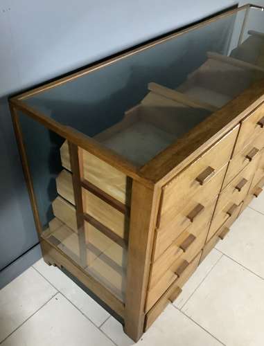 20 Drawer Oak Framed Shop Haberdashery Counter