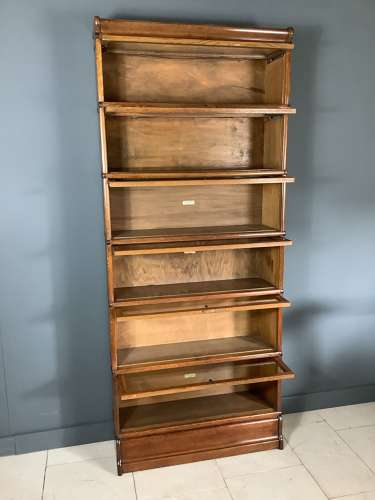 Oak Globe Eunice Bookcase Barrister Bookcase
