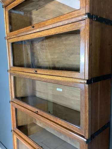 Oak Globe Eunice Bookcase Barrister Bookcase