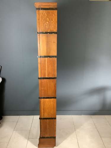 Oak Globe Eunice Bookcase Barrister Bookcase