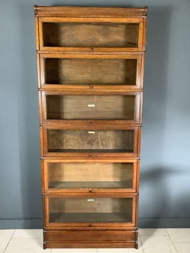 Oak Globe Eunice Bookcase Barrister Bookcase