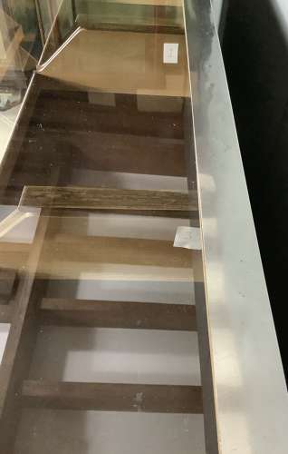16 Drawer Oak & Chrome Frame Haberdashery Shop Display Counter