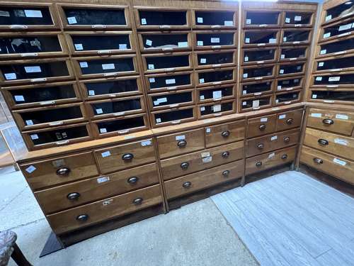7 complete Haberdashery units
